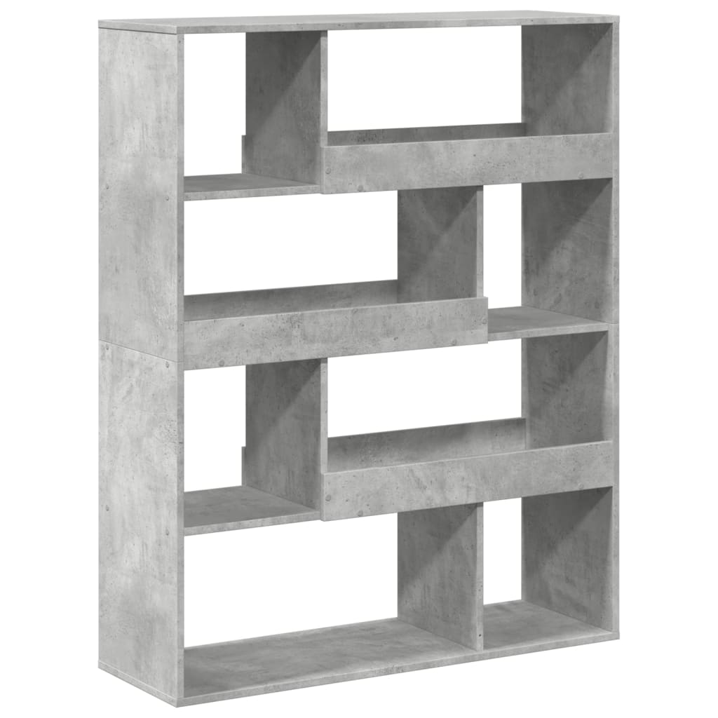 Room Divider Concrete Grey 100x33x125.5 cm Engineered Wood