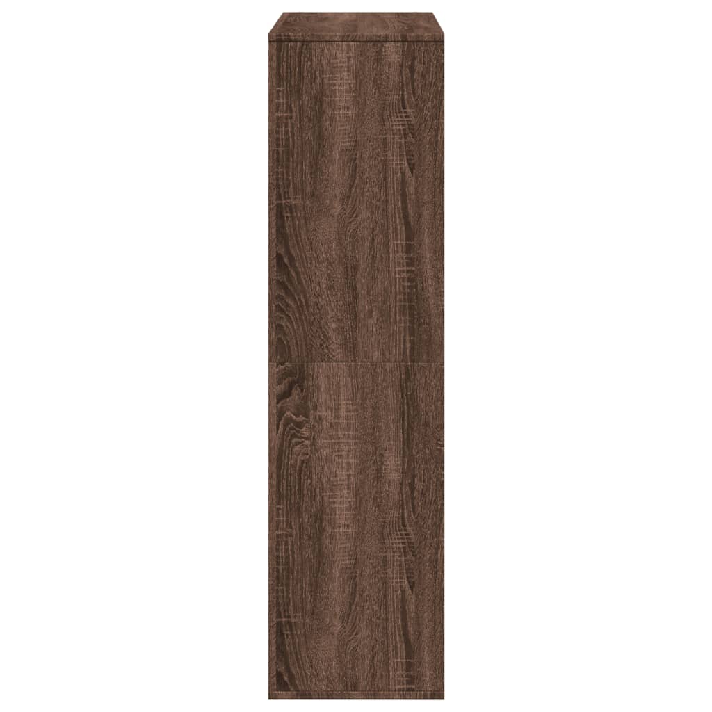 Room Divider Brown Oak 100x33x125.5 cm Engineered Wood