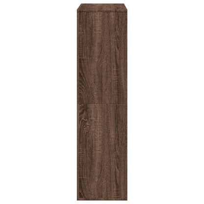 Room Divider Brown Oak 100x33x125.5 cm Engineered Wood