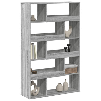 Room Divider Grey Sonoma 100x33x156.5 cm Engineered Wood