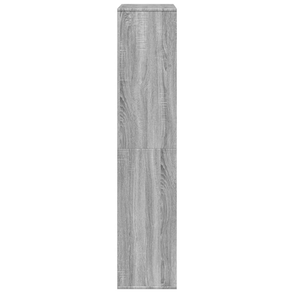 Room Divider Grey Sonoma 100x33x156.5 cm Engineered Wood