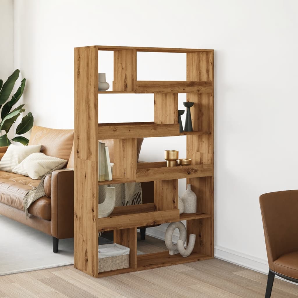 Room Divider Artisian Oak 100x33x156.5 cm Engineered Wood