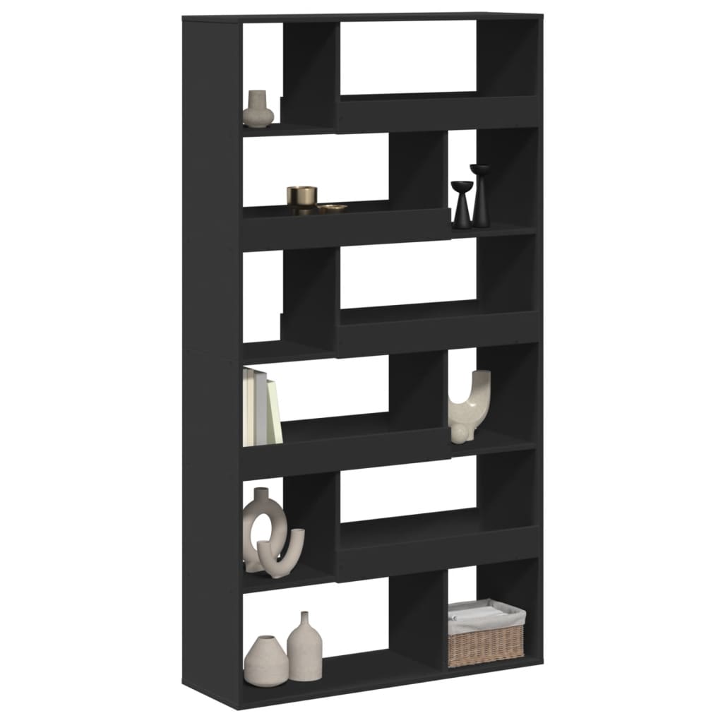 Room Divider Black 100x33x187.5 cm Engineered Wood