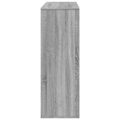 Room Divider Grey Sonoma 100x33x94.5 cm Engineered Wood