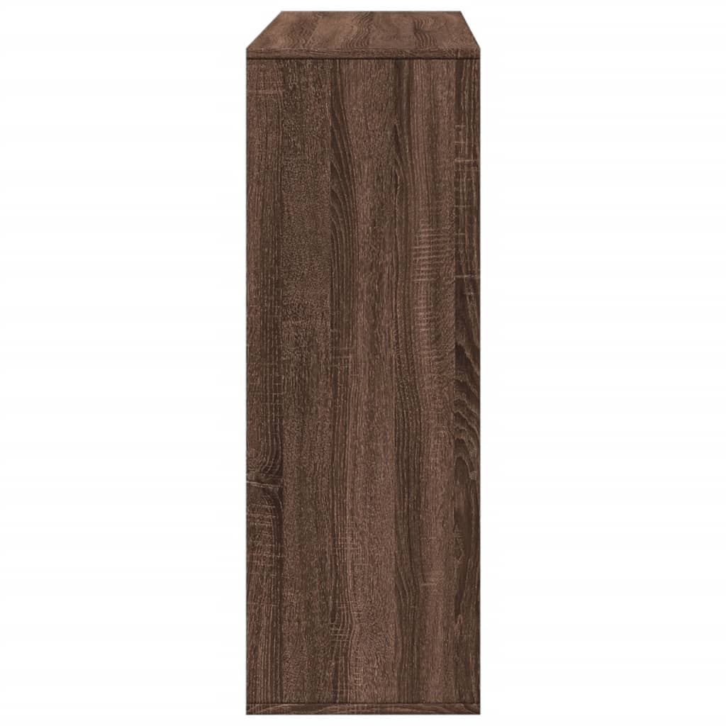 Room Divider Brown Oak 100x33x94.5 cm Engineered Wood