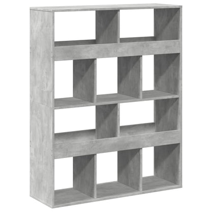 Room Divider Concrete Grey 100x33x125.5 cm Engineered Wood