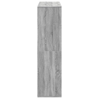 Room Divider Grey Sonoma 100x33x125.5 cm Engineered Wood