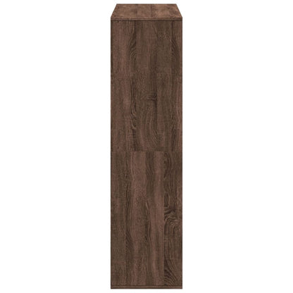 Room Divider Brown Oak 100x33x125.5 cm Engineered Wood