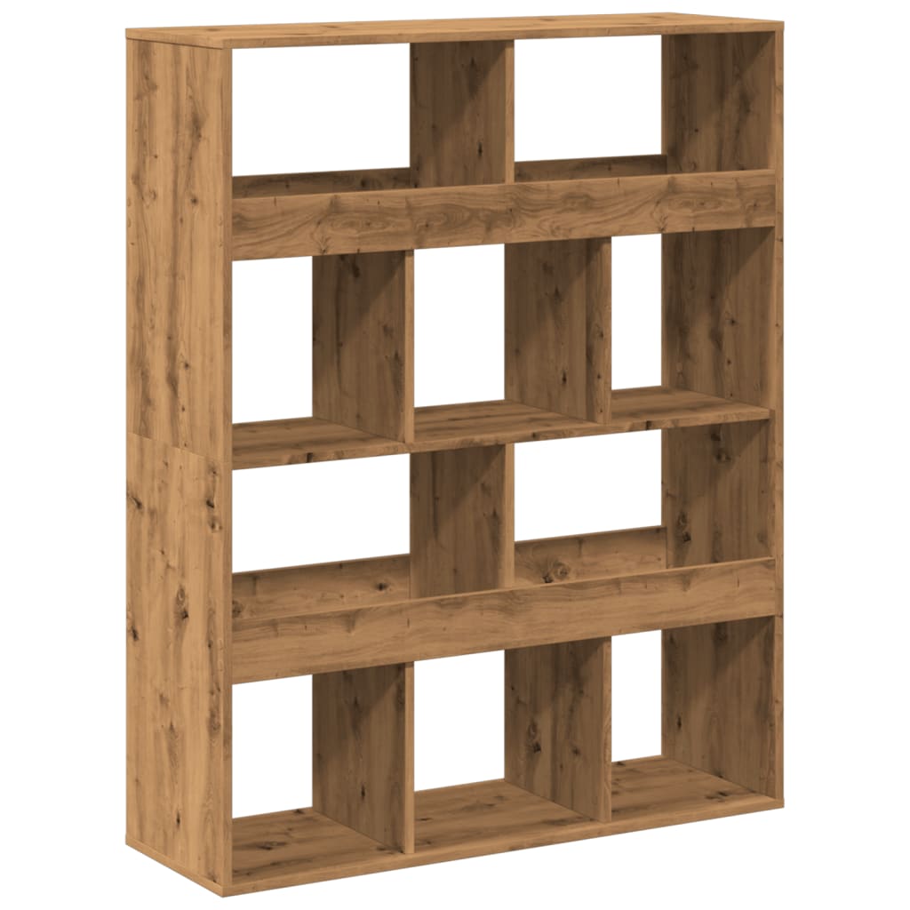 Room Divider Artisian Oak 100x33x125.5 cm Engineered Wood