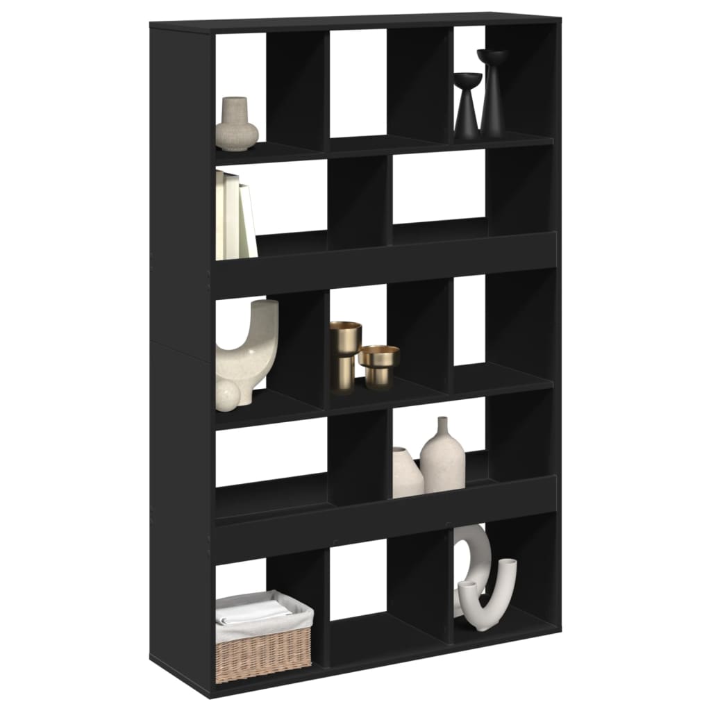 Room Divider Black 100x33x156.5 cm Engineered Wood