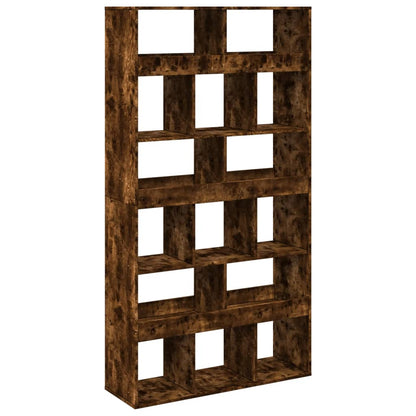 Room Divider Smoked Oak100x33x187.5 cm Engineered Wood