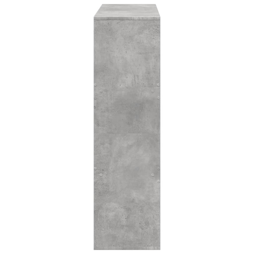 Room Divider Concrete Grey 100x33x115 cm Engineered Wood