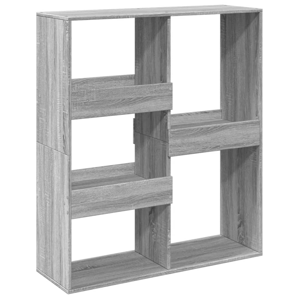 Room Divider Grey Sonoma 100x33x115 cm Engineered Wood