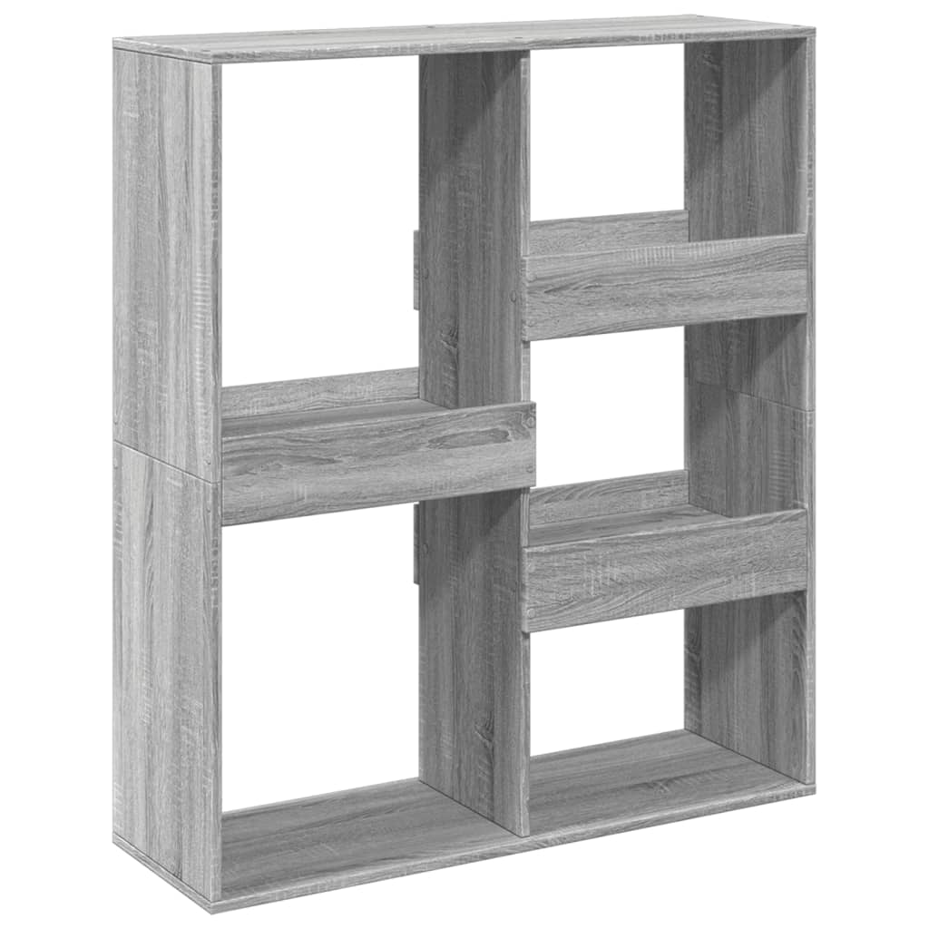 Room Divider Grey Sonoma 100x33x115 cm Engineered Wood