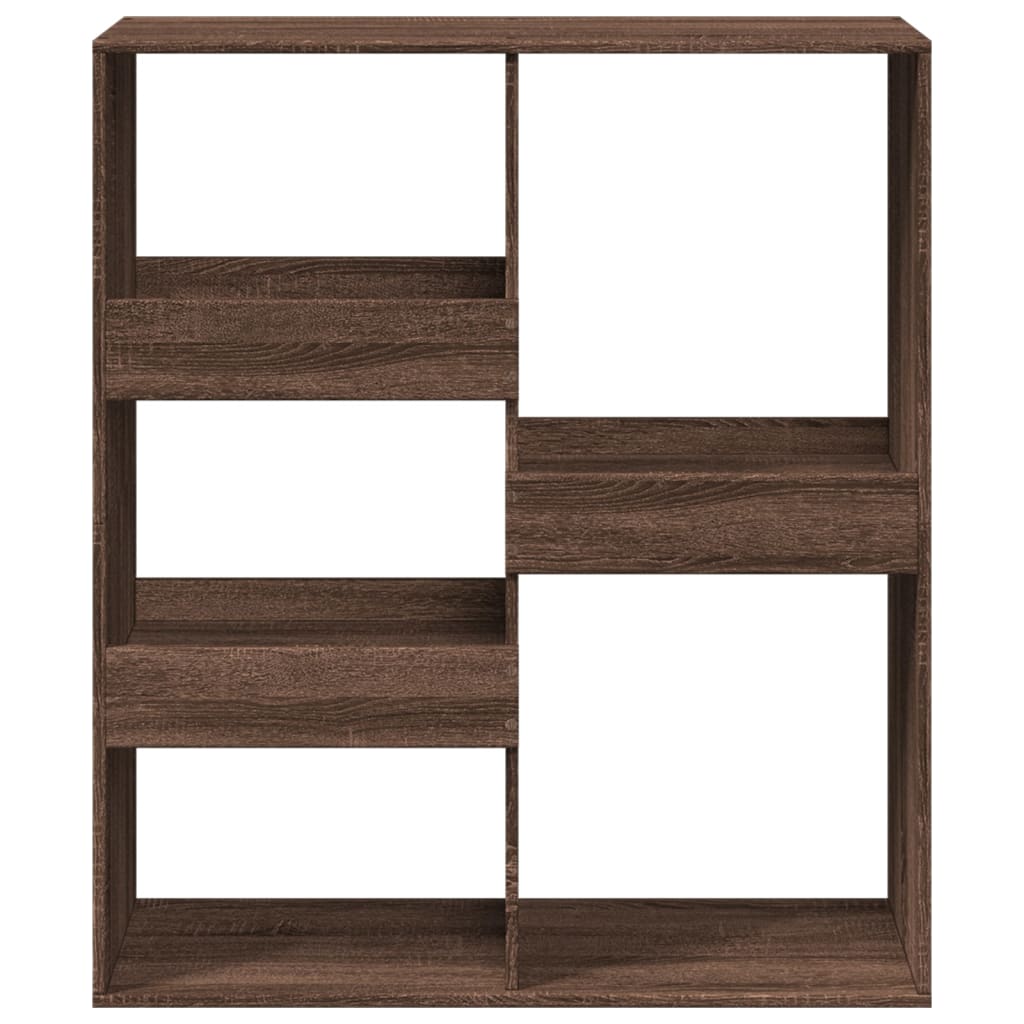 Room Divider Brown Oak 100x33x115 cm Engineered Wood