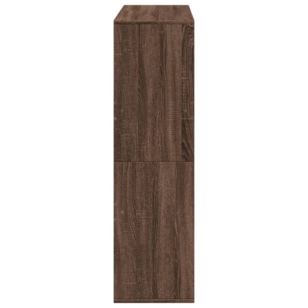 Room Divider Brown Oak 100x33x115 cm Engineered Wood