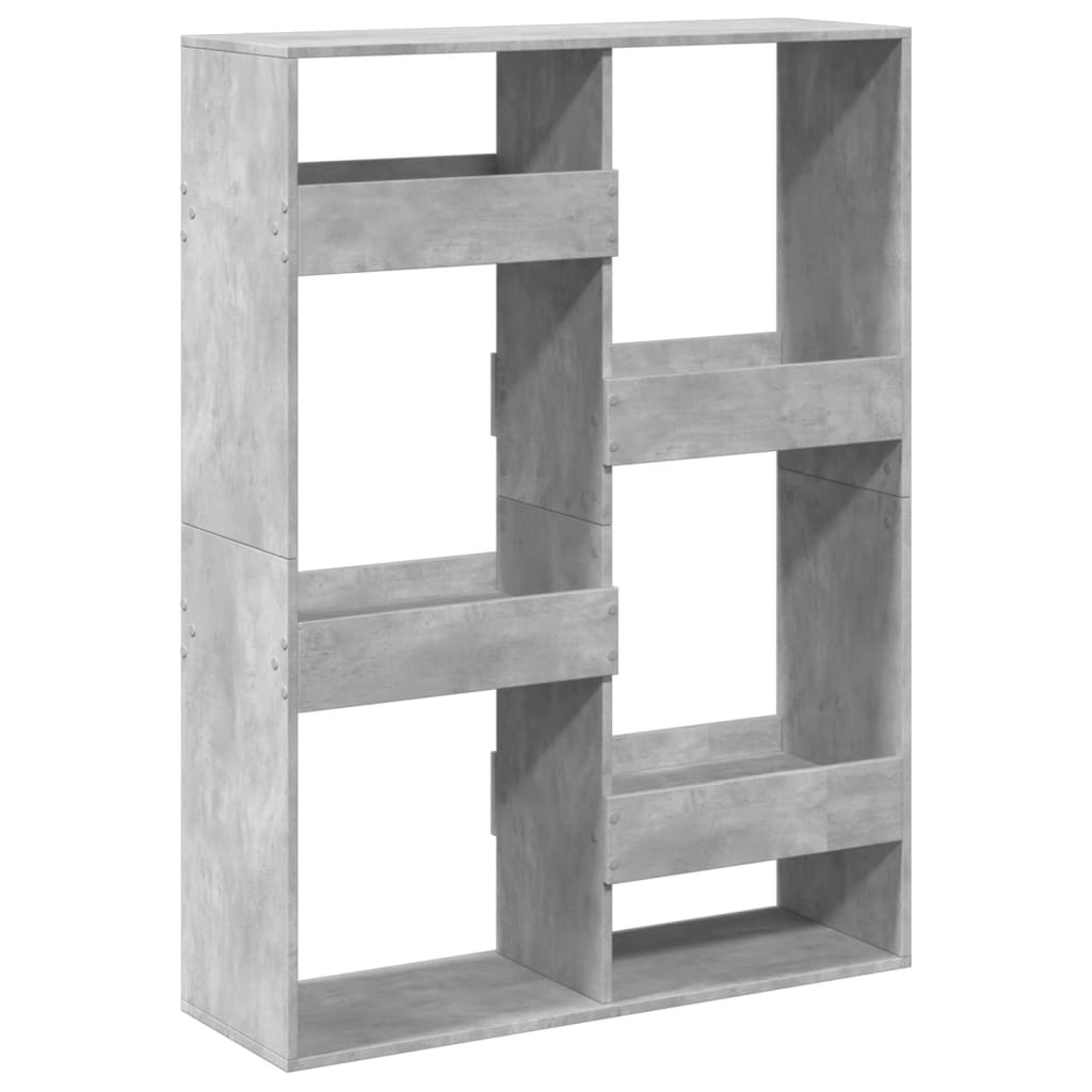 Room Divider Concrete Grey 100x33x135 cm Engineered Wood