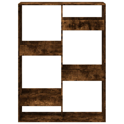 Room Divider Smoked Oak100x33x135 cm Engineered Wood