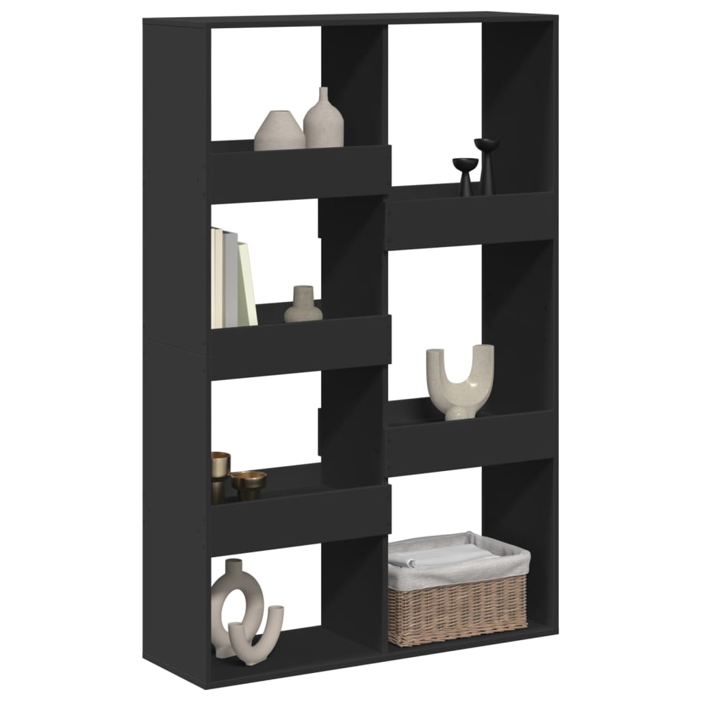 Room Divider Black 100x33x155.5 cm Engineered Wood