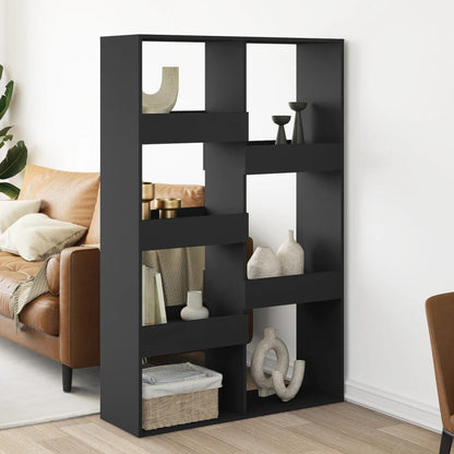 Room Divider Black 100x33x155.5 cm Engineered Wood