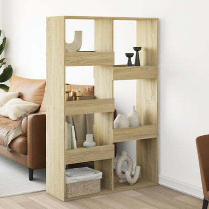 Room Divider Sonoma Oak 100x33x155.5 cm Engineered Wood