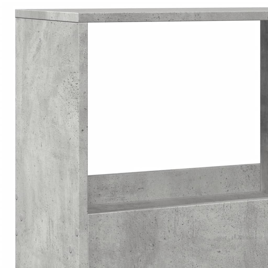 Room Divider Concrete Grey 100x33x155.5 cm Engineered Wood