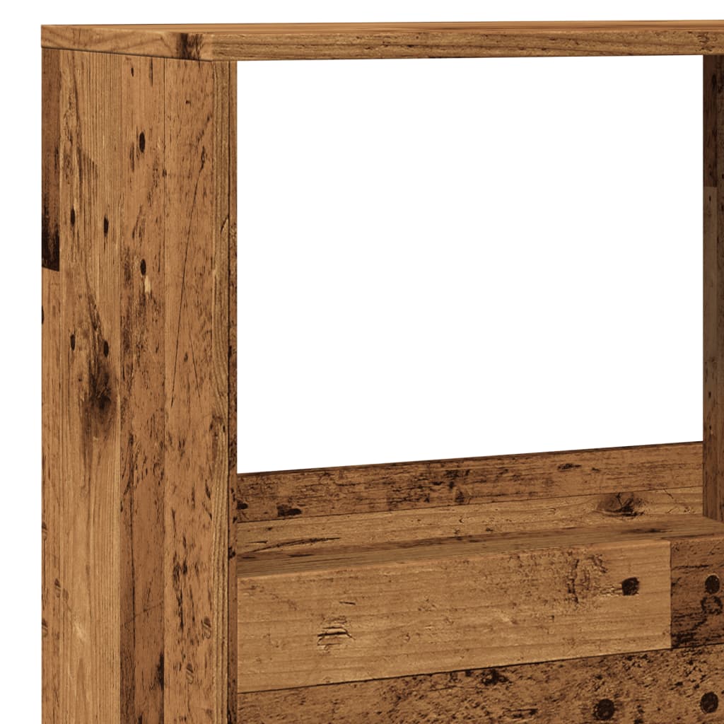 Room Divider Old Wood 100x33x155.5 cm Engineered Wood