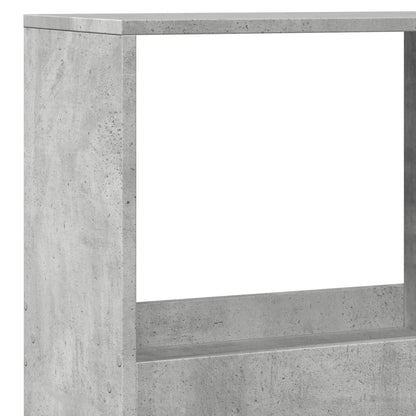 Room Divider Concrete Grey 100x33x175 cm Engineered Wood