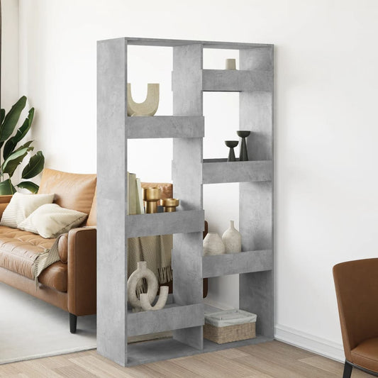 Room Divider Concrete Grey 100x33x175 cm Engineered Wood