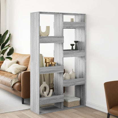 Room Divider Grey Sonoma 100x33x175 cm Engineered Wood