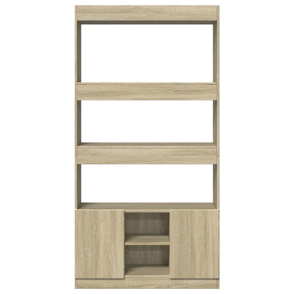 Highboard Sonoma Oak 92x33x180 cm Engineered Wood