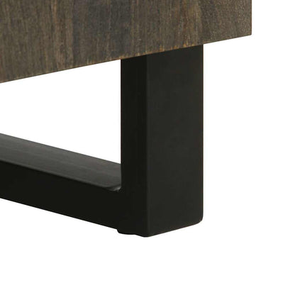 3 Piece Sideboards Black 60x33x75 cm Solid Wood Mango