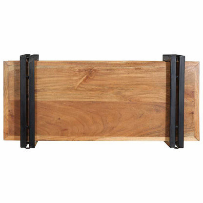 Wall Shelf 70x33x35 cm Solid Wood Acacia