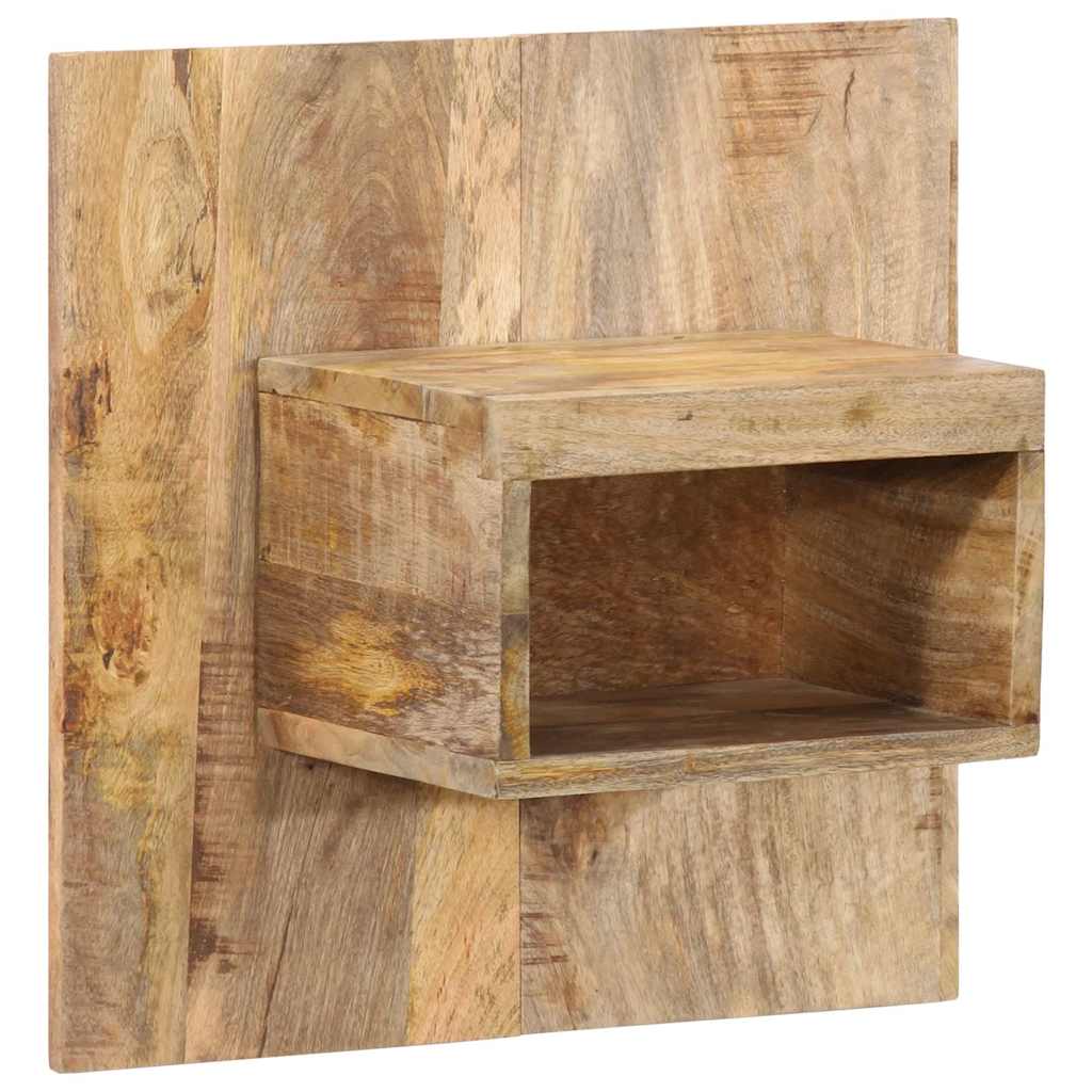 Bedside Cabinet 50x27x50 cm Solid Rough Wood Mango