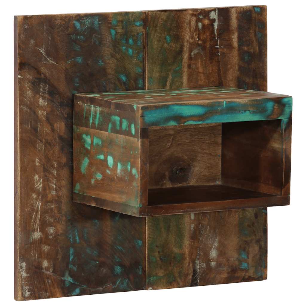 Bedside Cabinet Multicolour 50x27x50 cm Solid Wood Reclaimed