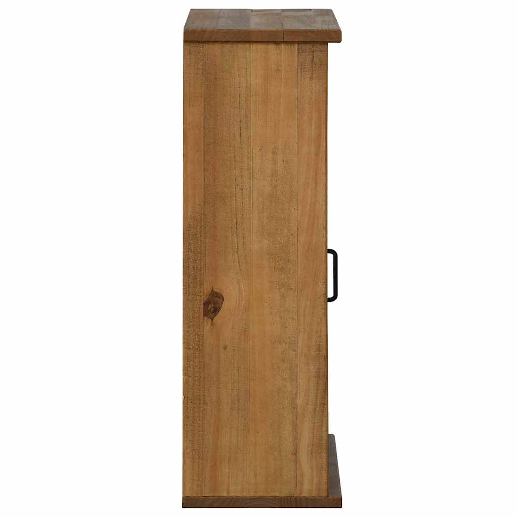 Hanging Cabinet HALDEN with Sliding Door 49x22.5x70 cm Pine