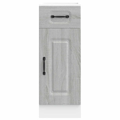 Kitchen Base Cabinet Kalmar Grey Sonoma Engineered Wood