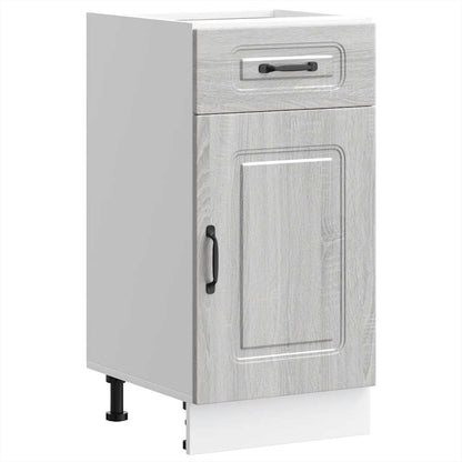 Kitchen Base Cabinet Kalmar Grey Sonoma Engineered Wood