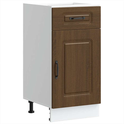 Kitchen Base Cabinet Kalmar Brown Oak Engineered Wood