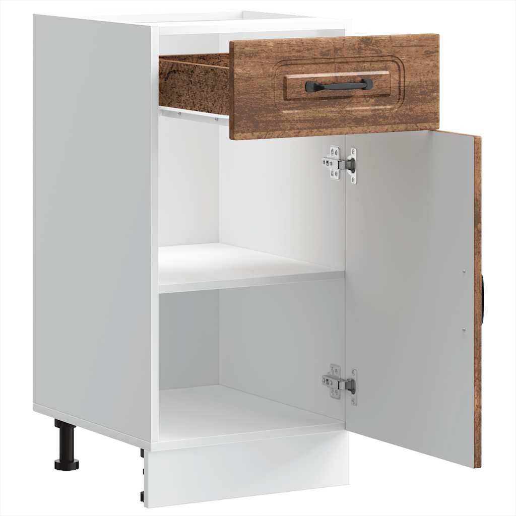 Kitchen Base Cabinet Kalmar Old Wood Engineered Wood