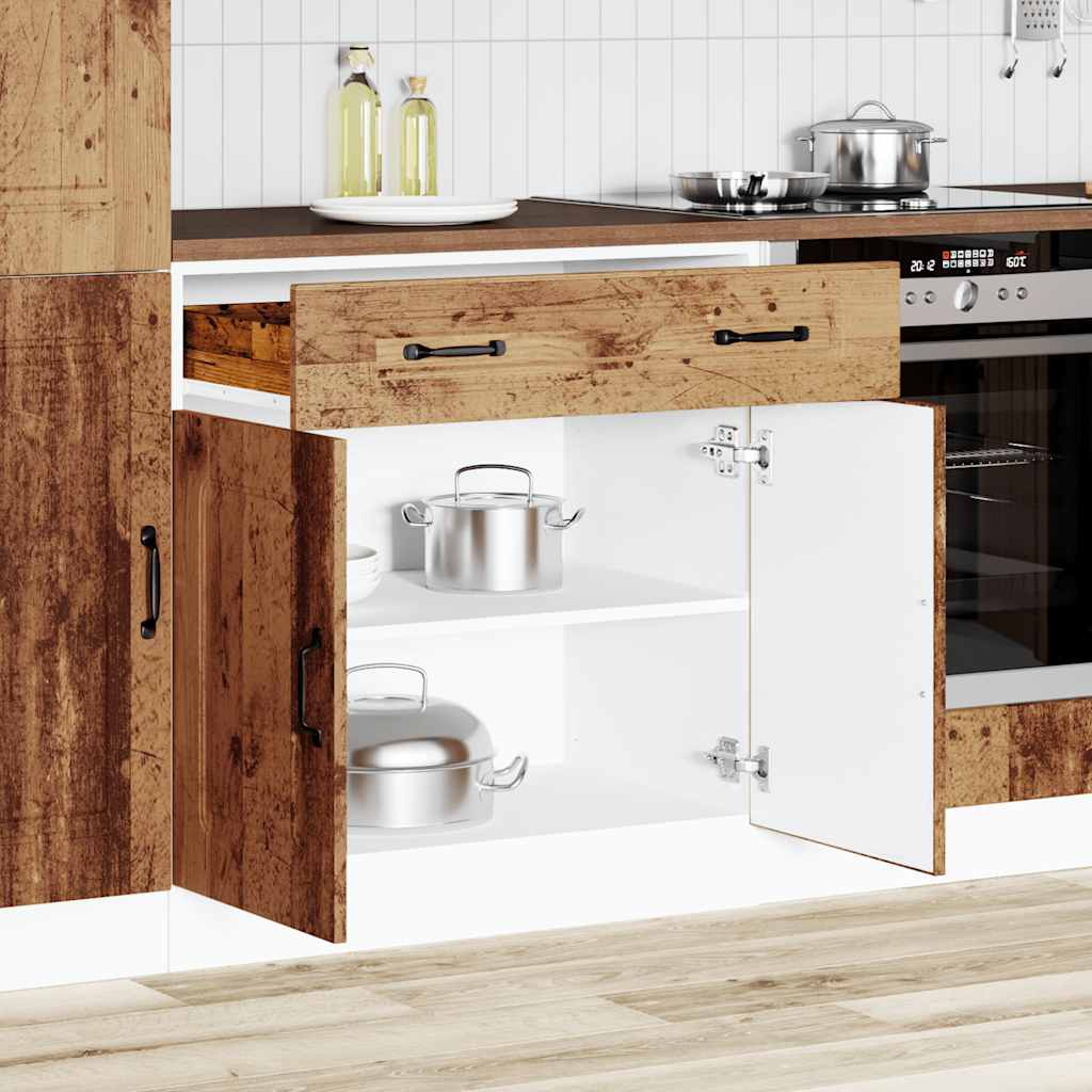 Kitchen Base Cabinet Kalmar Old Wood Engineered Wood