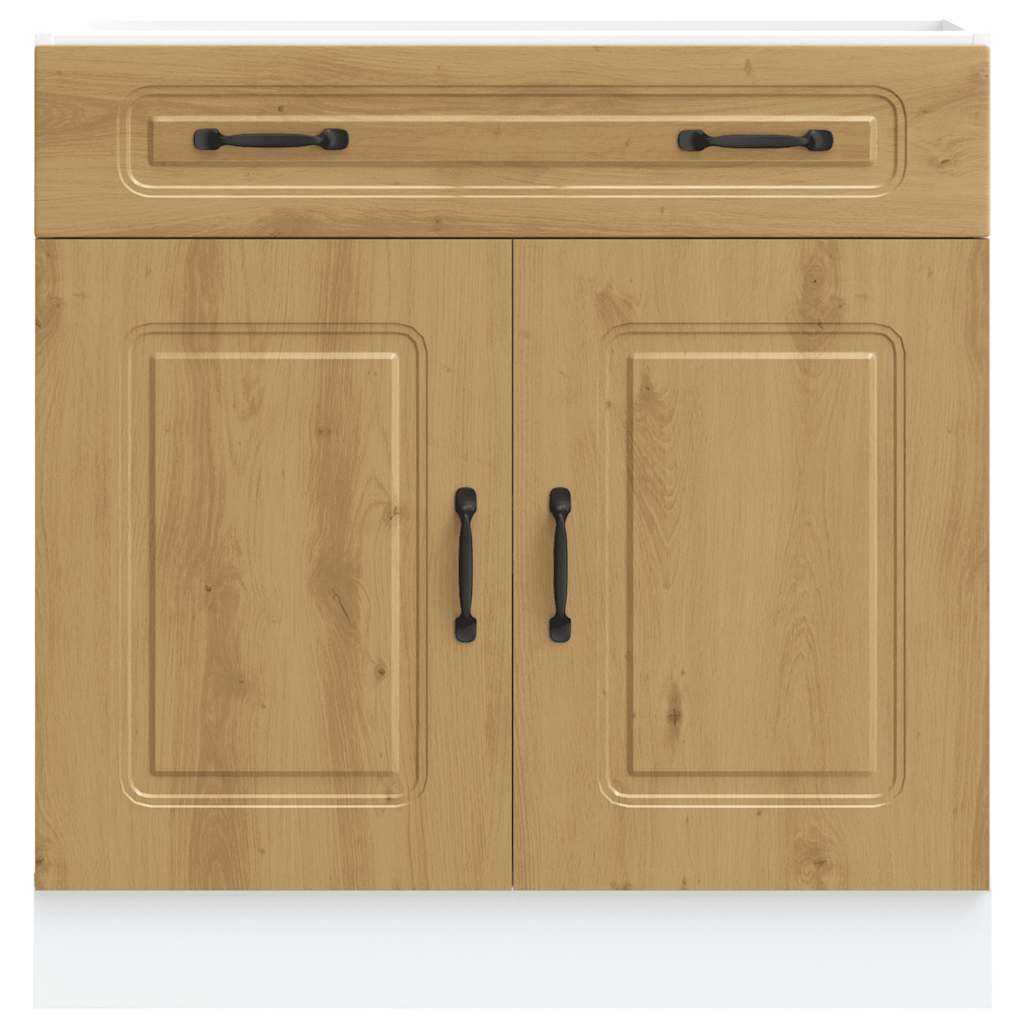 Kitchen Base Cabinet Kalmar Artisan Oak Engineered Wood