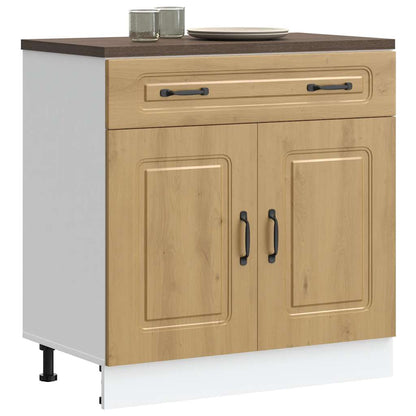 Kitchen Base Cabinet Kalmar Artisan Oak Engineered Wood