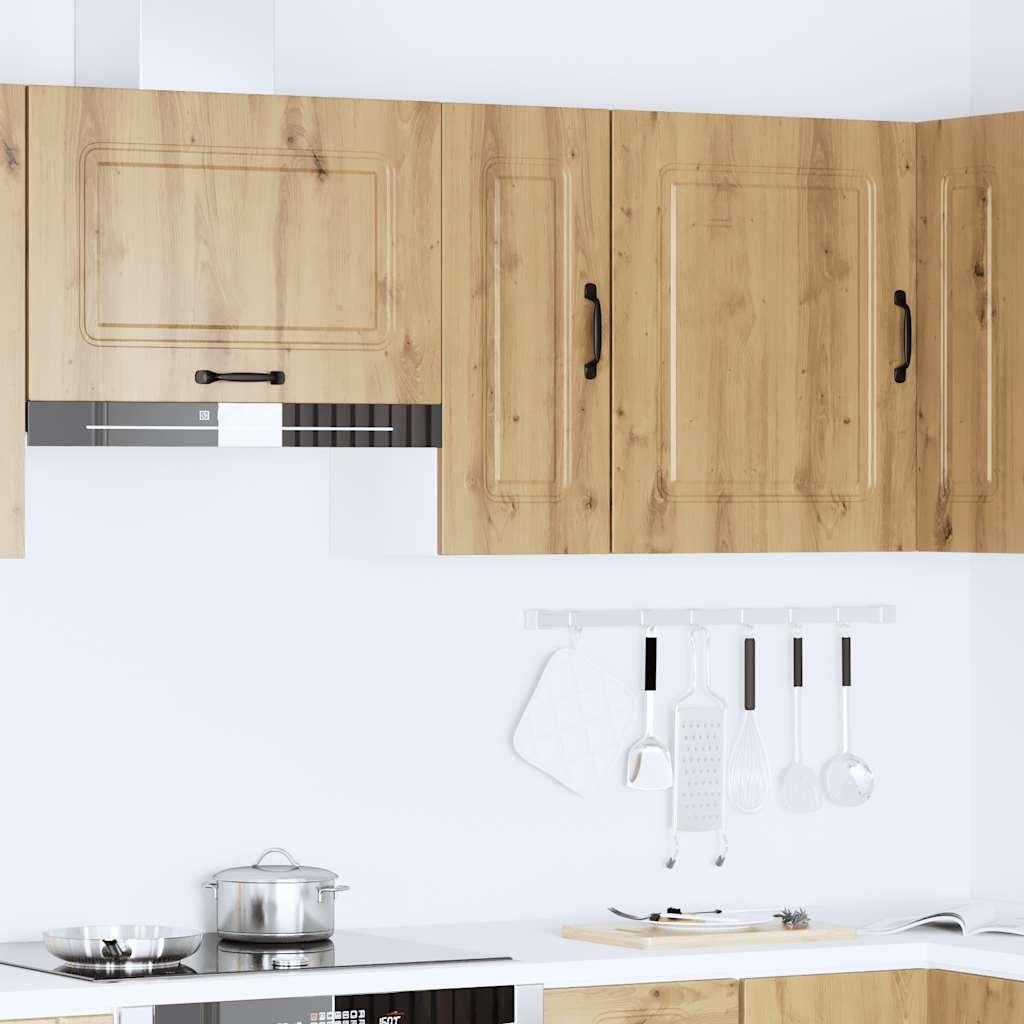 Kitchen Wall Cabinet Kalmar Artisan Oak Engineered Wood