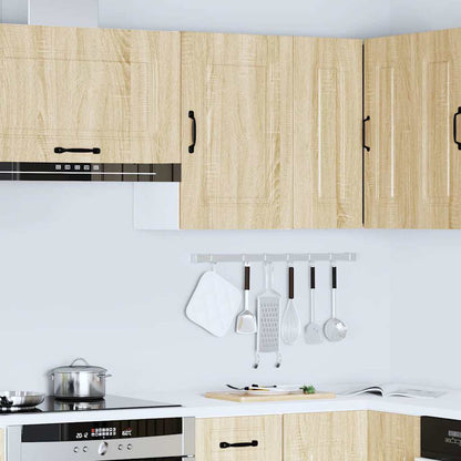 Kitchen Wall Cabinet Kalmar Sonoma Oak Engineered Wood