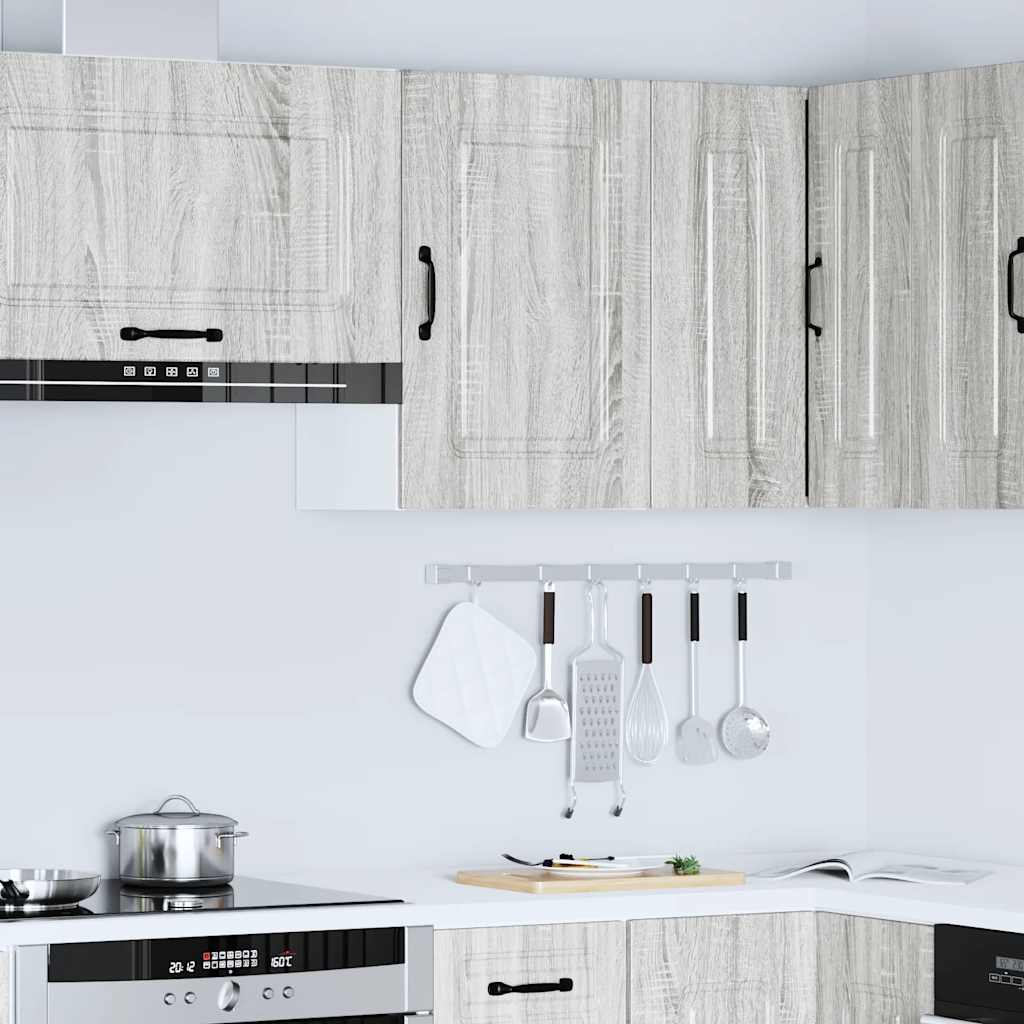 Kitchen Wall Cabinet Kalmar Grey Sonoma Engineered Wood