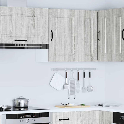 Kitchen Wall Cabinet Kalmar Grey Sonoma Engineered Wood