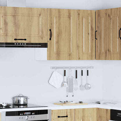 Kitchen Wall Cabinet Kalmar Artisan Oak Engineered Wood