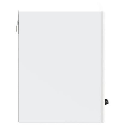 Kitchen Wall Cabinet Kalmar High Gloss White Engineered Wood