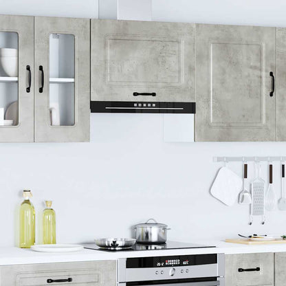 Kitchen Wall Cabinet Kalmar Concrete Grey Engineered Wood